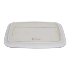 Bandeja blanca Lacquerig con extraíble Inaly